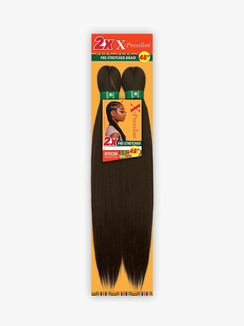 X-Pression pre-stretched braiding hair