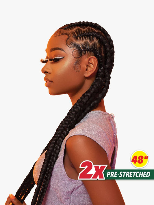 X-Pression pre-stretched braiding hair